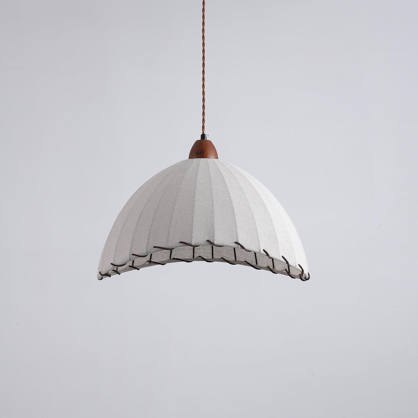 Wood and Fabric Series Pendant Lamp